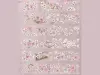 Pre-Order Xiaobaijia Die-Cut Washi Tape - Floral Soft Pink