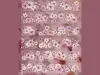 Pre-Order Xiaobaijia Kiss-Cut Washi Tape - Pink Floral Letter
