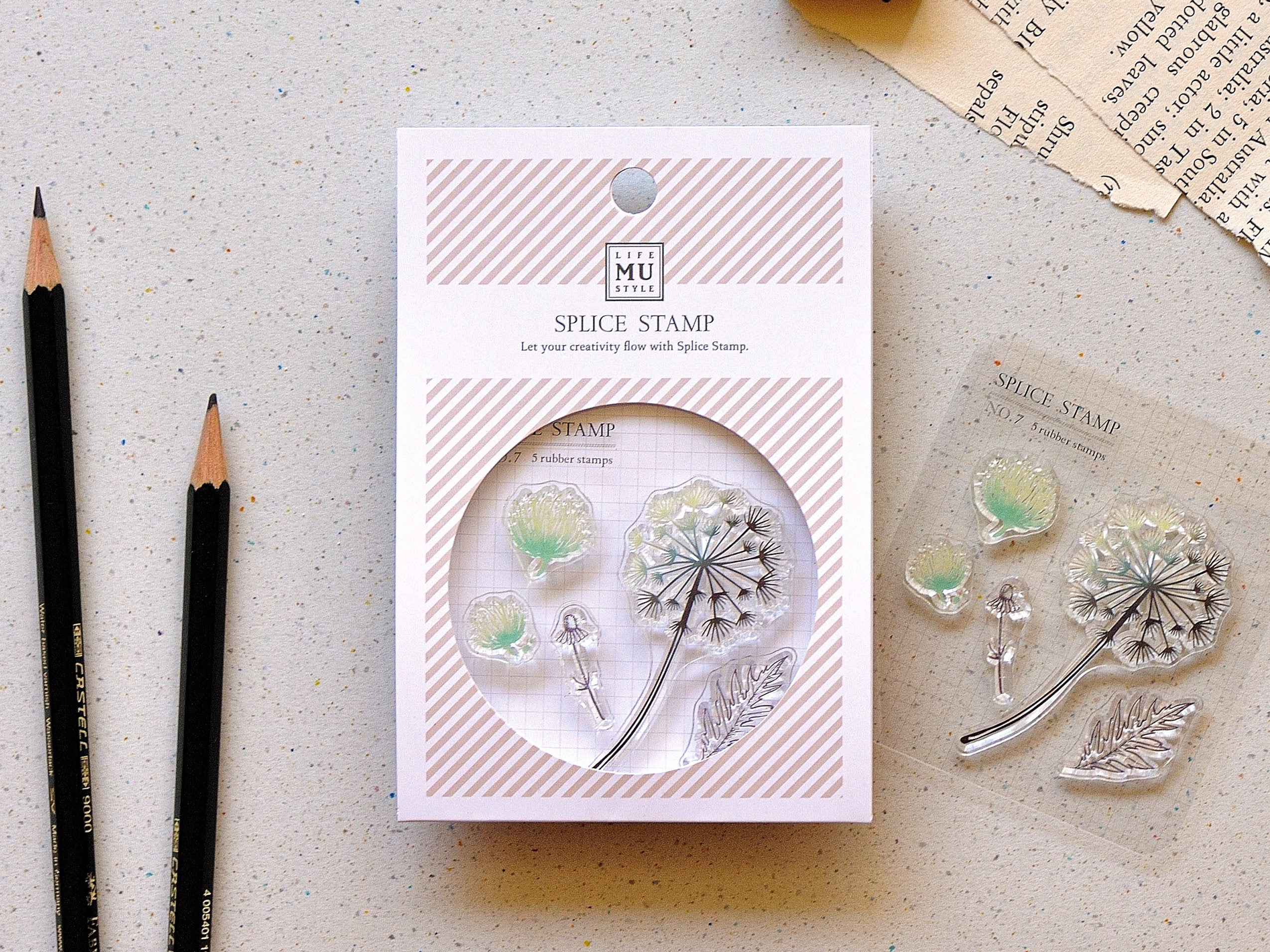 MU Print On Clear Splice Stamp 07