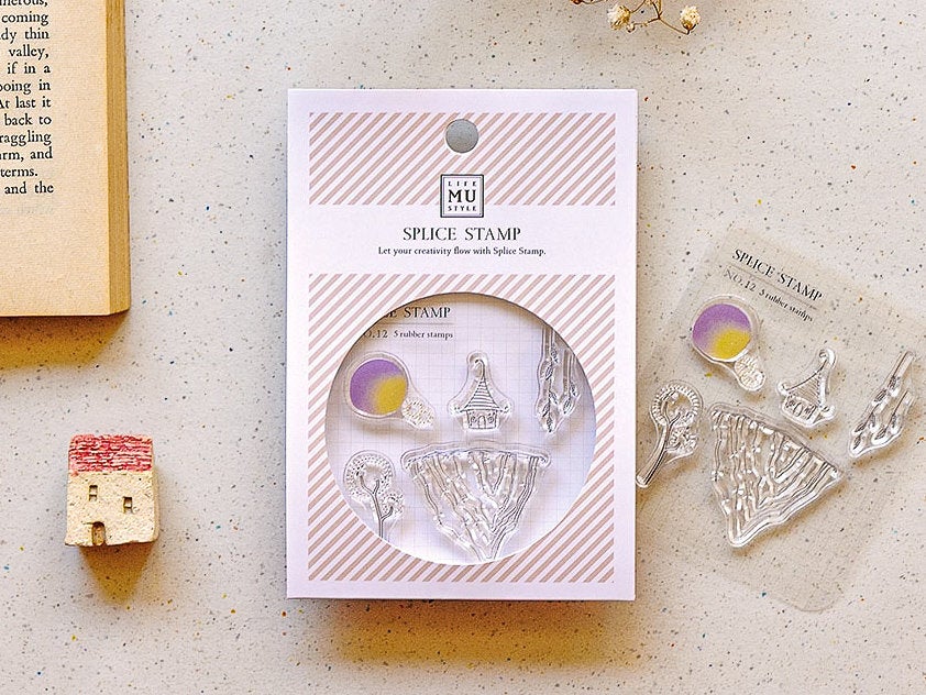 MU Print On Clear Splice Stamp Set 12