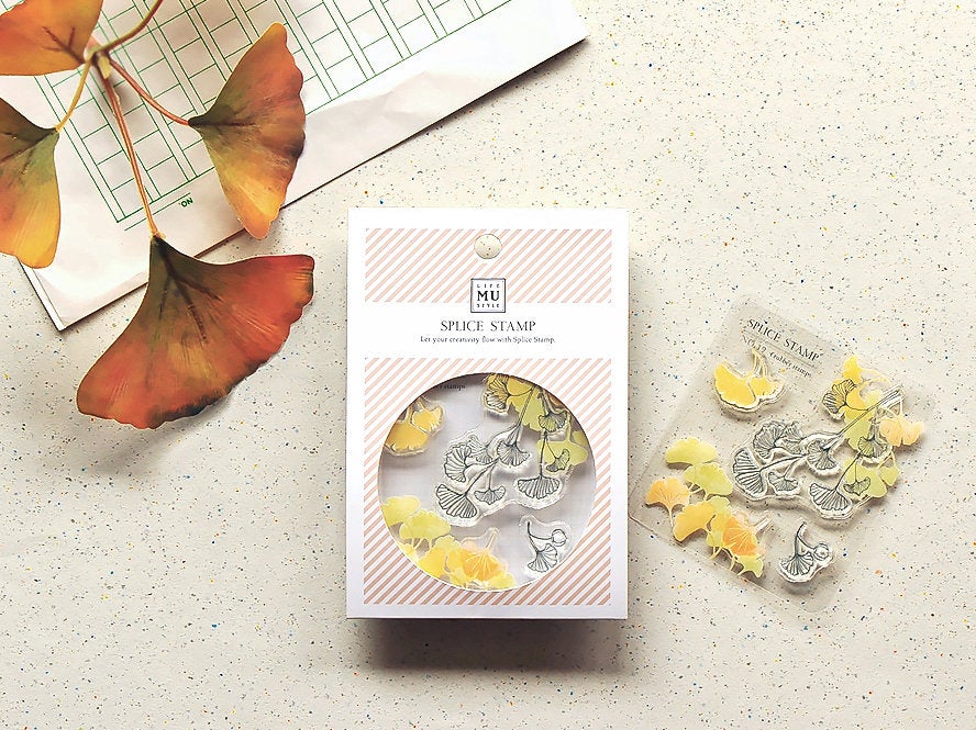 MU | Clear Stamp Set - Ginkgo