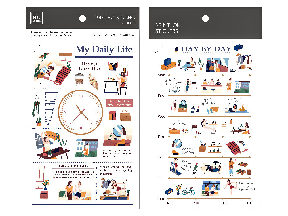 MU | Print-On Siirtotarrat 135 - Päivittäinen Elämäni