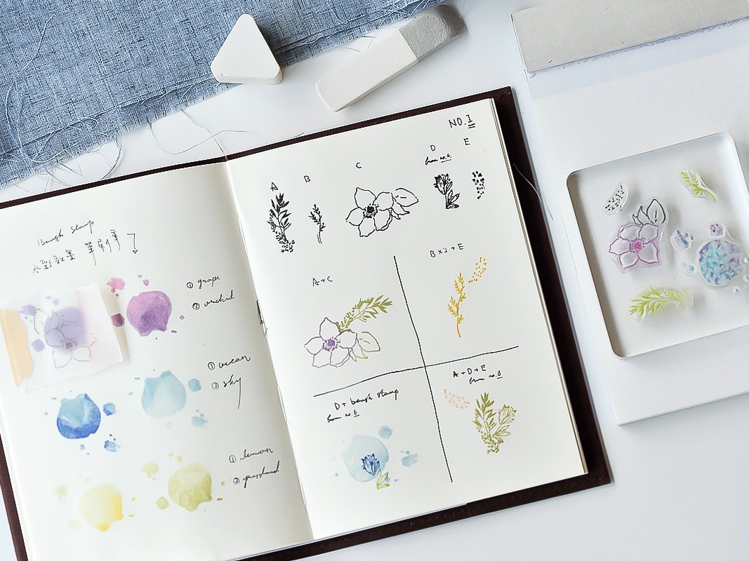 MU Lifestyle Kirkas Leimasin - Kukka 01