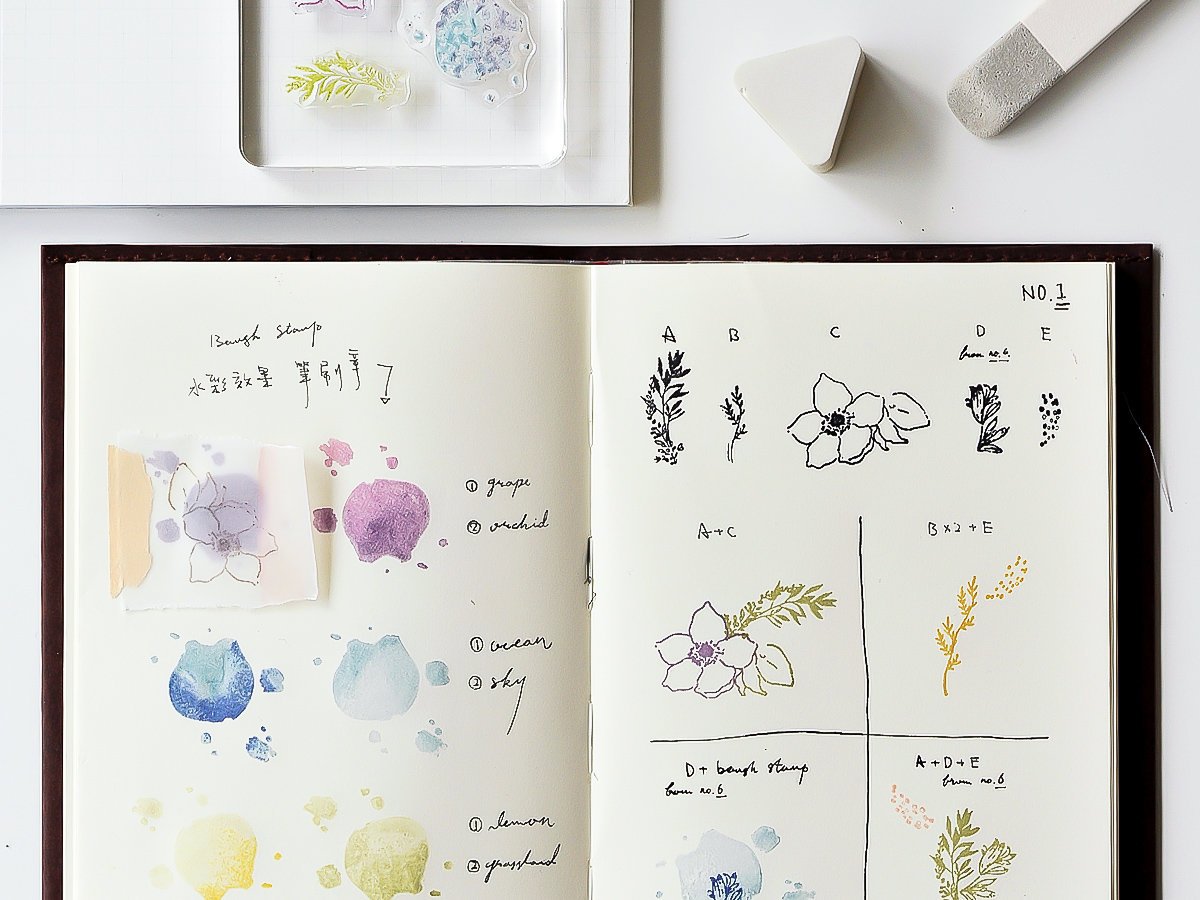 MU Lifestyle Kirkas Leimasin - Kukka 01