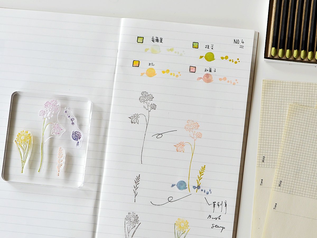 MU | Clear Stamp Set - Flower 04