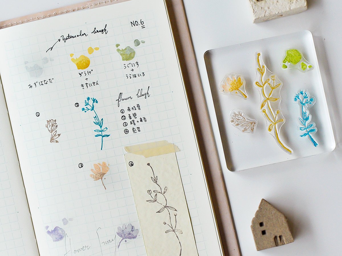 MU Lifestyle Kirkas Leimasin - Kukka 06