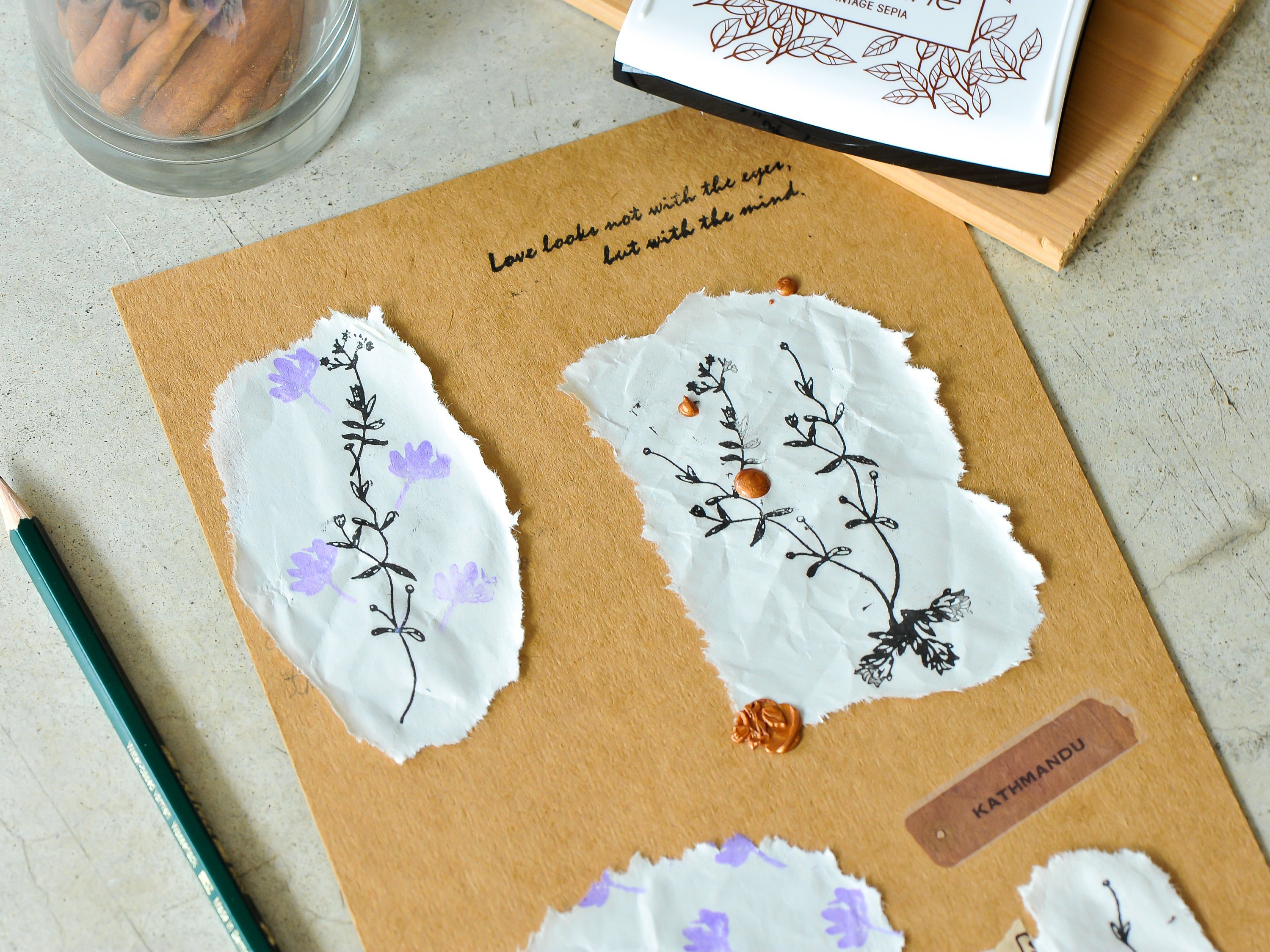 MU Lifestyle Kirkas Leimasin - Kukka 06