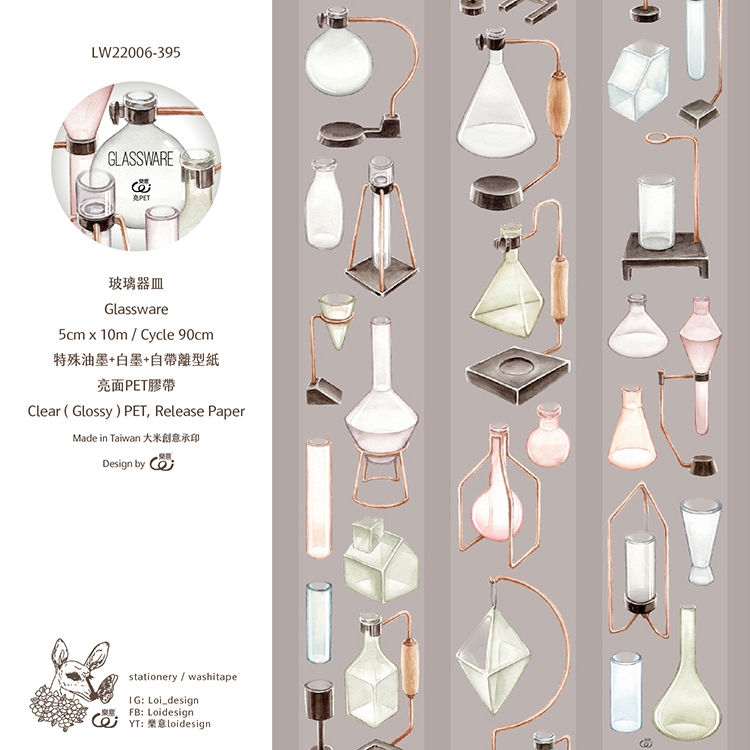 Loidesign Glossy PET Tape - Glassware