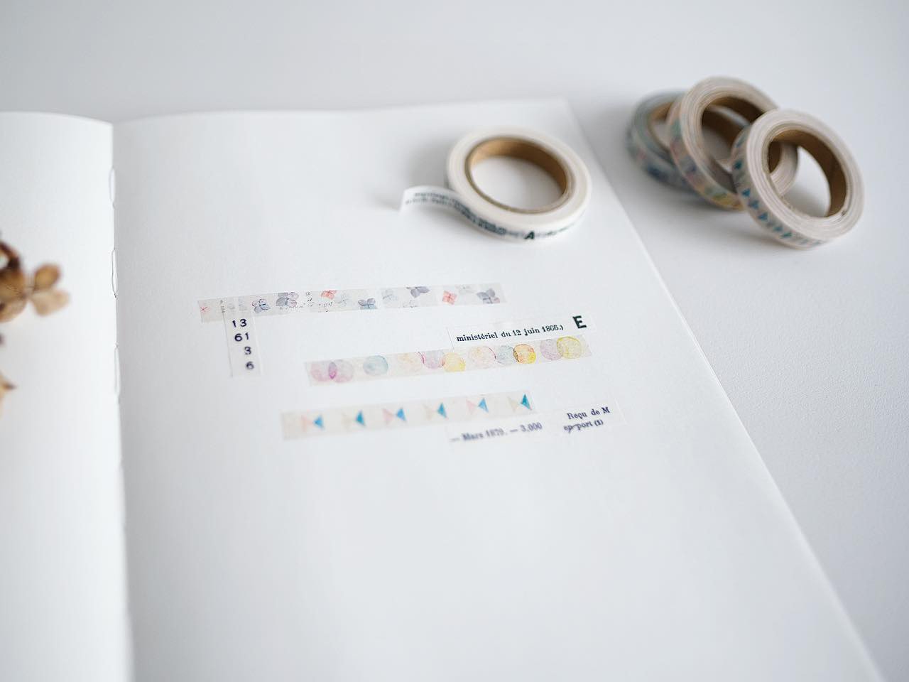 Yohaku Slim Washi Tape L008 - Tabibito