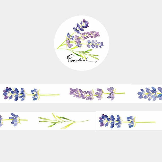 Ponchise Washi Tape - Lavender