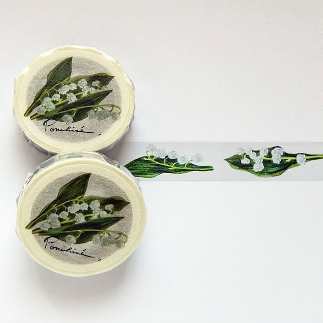 Ponchise Washi Tape - Lily Of The Valley