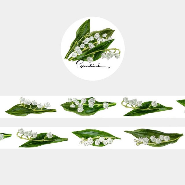 Ponchise Washi Tape - Lily Of The Valley