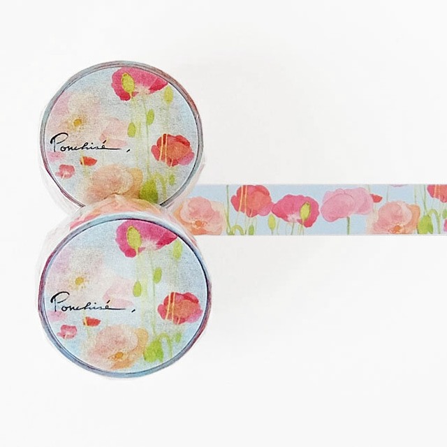 Ponchise Washi Tape - Poppy
