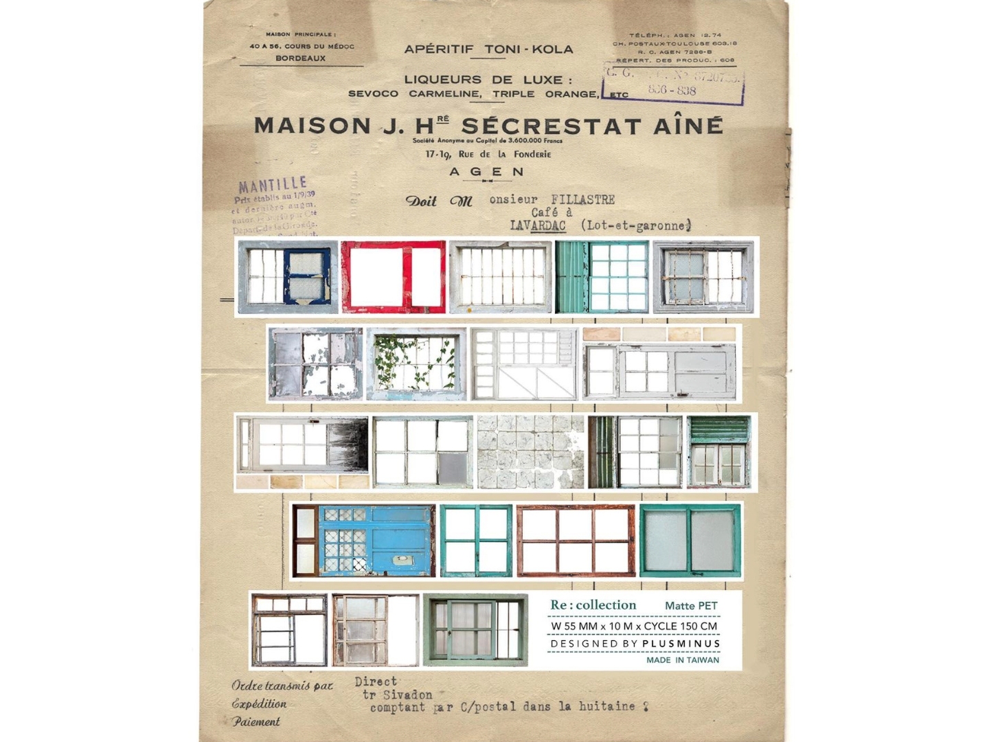 Plus Minus Matte PET Tape - Collection