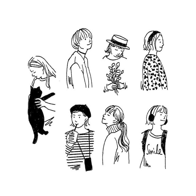 Ponchise Clear PET Tape - Girls