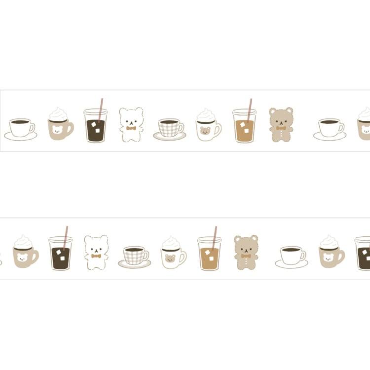 Papier Platz Washi Tape - Bear Coffee