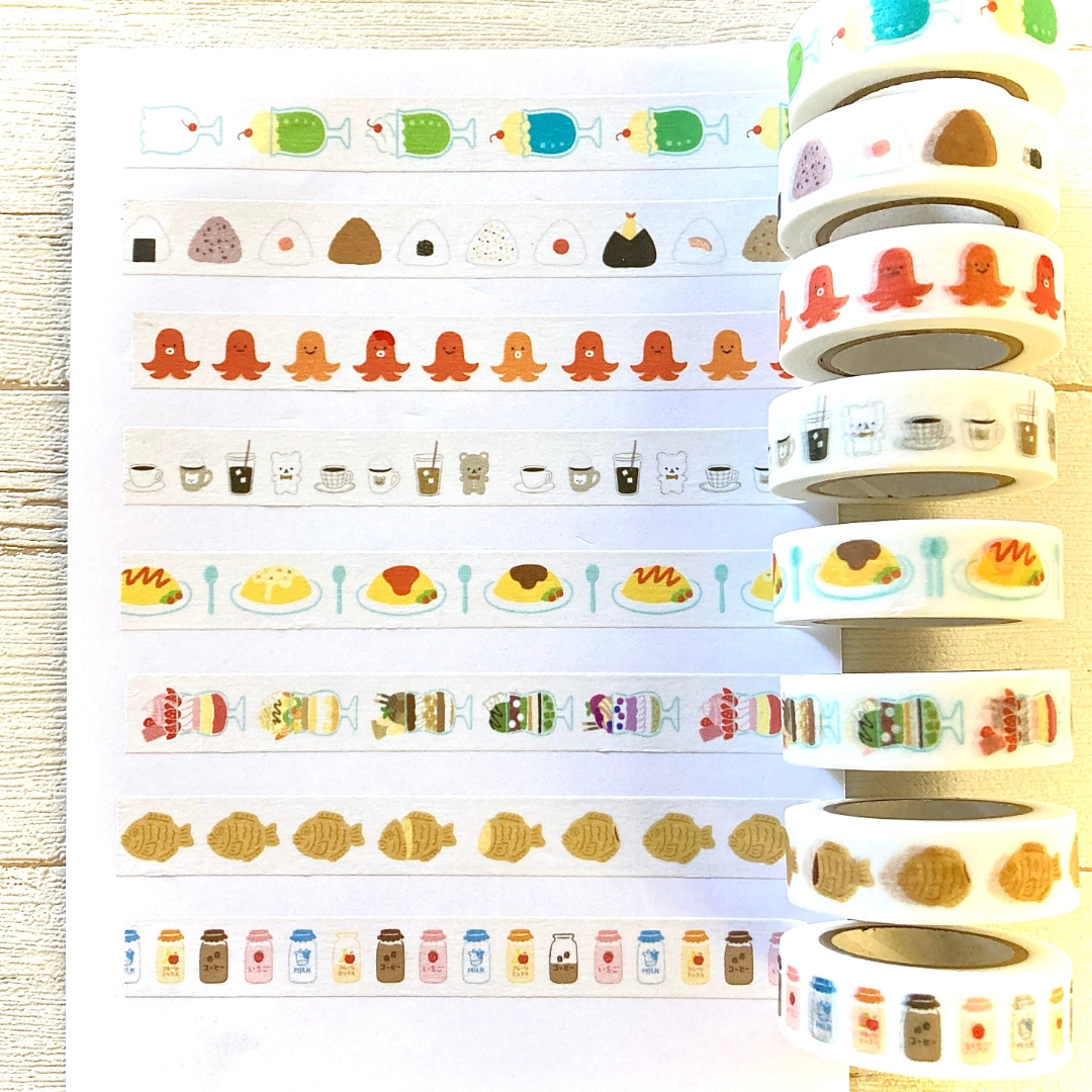 Papier Platz Washi Tape - Bear Coffee