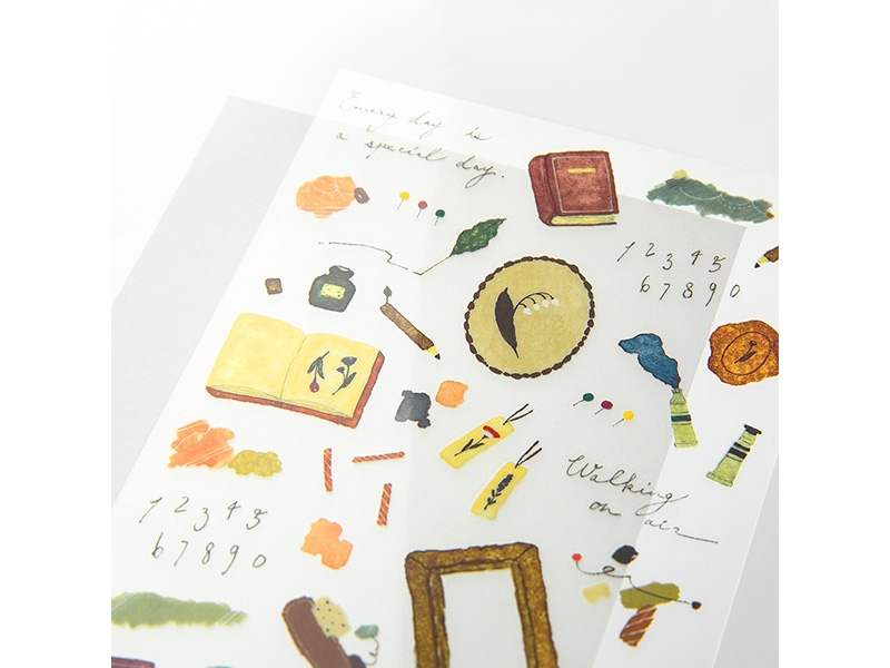 Midori Transfer Stickers  Rub-On - Stationery