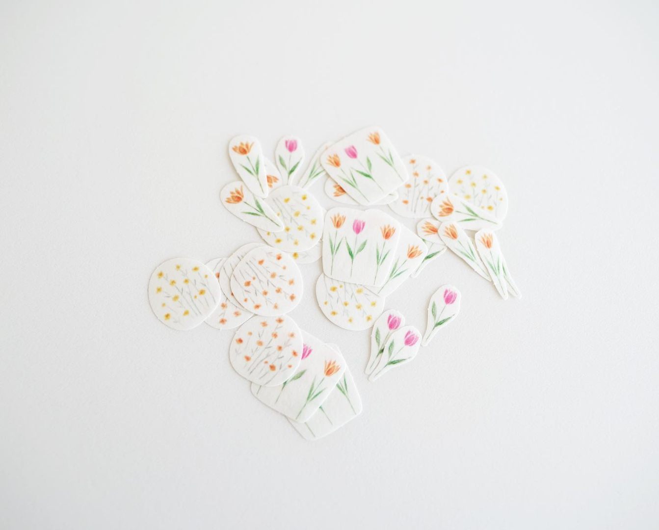 Yohaku Flake Stickers F005 - Soyokaze