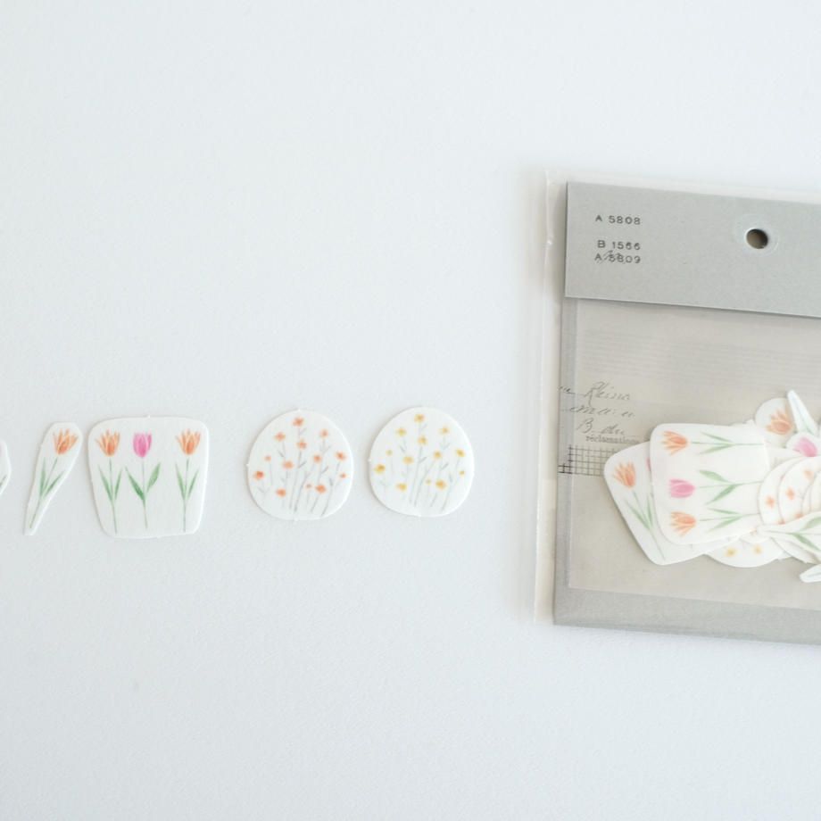 Yohaku Flake Stickers F005 - Soyokaze