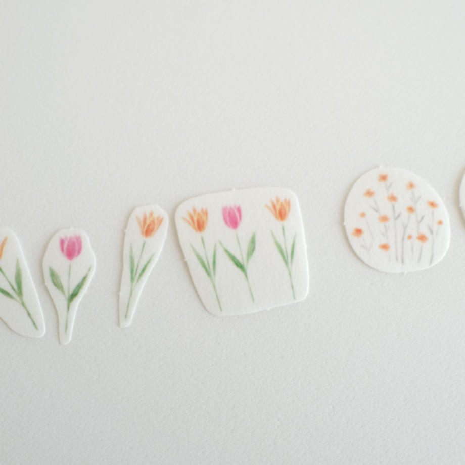 Yohaku Flake Stickers F005 - Soyokaze