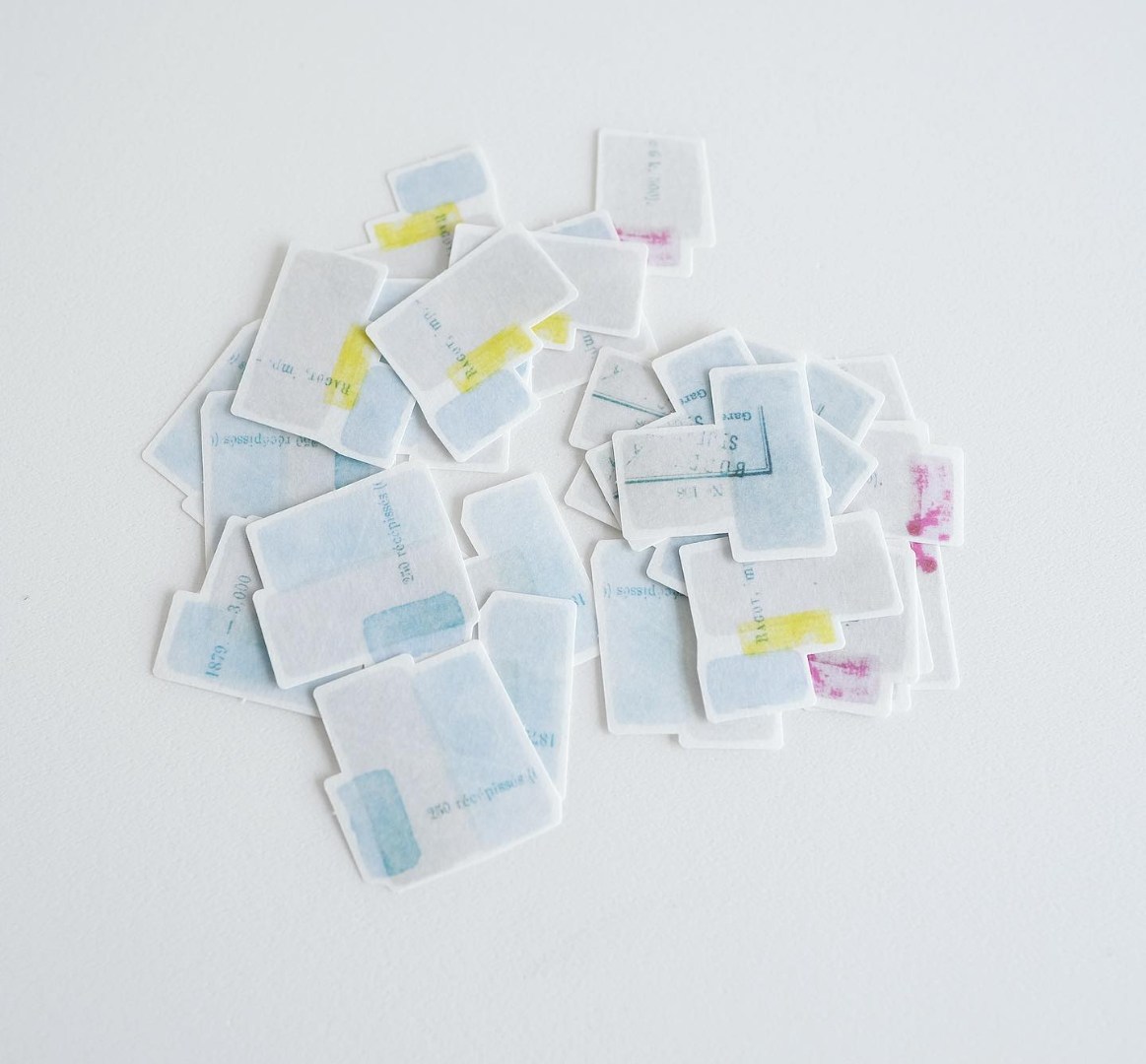 Yohaku Flake Stickers F006 - Tsumiki