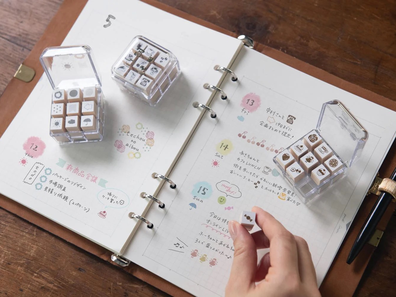 Beverly Planner Companion Stamp Set - My Time