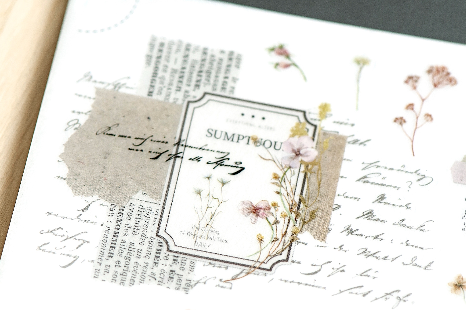 MU Print-On Transfer Stickers 220 - Magical Weeds