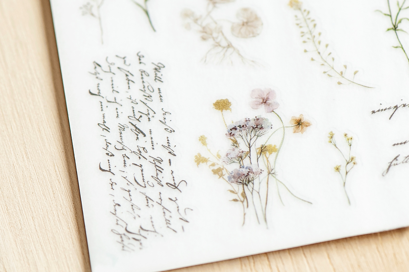 MU Print-On Transfer Stickers 220 - Magical Weeds