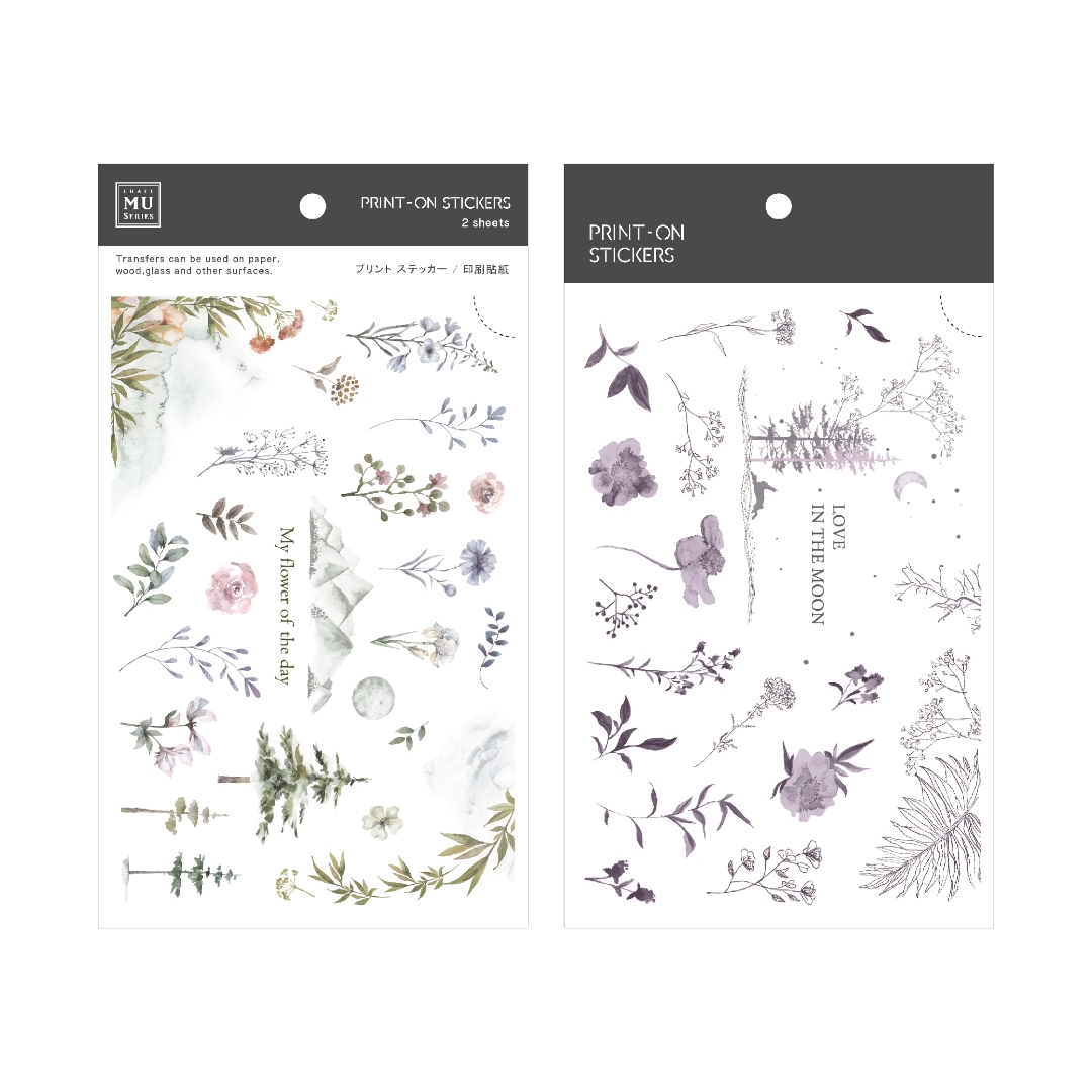 MU Print-On Transfer Stickers 227 - Day And Night