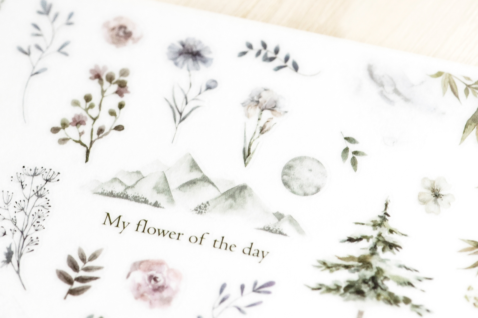 MU Print-On Transfer Stickers 227 - Day And Night