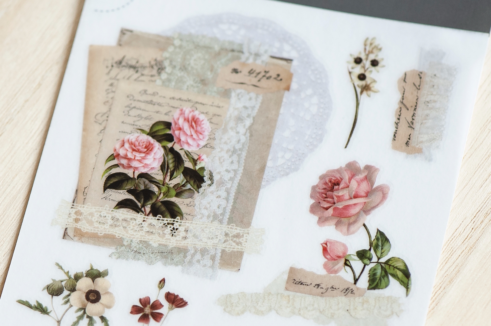 MU Print-On Transfer Stickers 228 - Vintage Tags 01