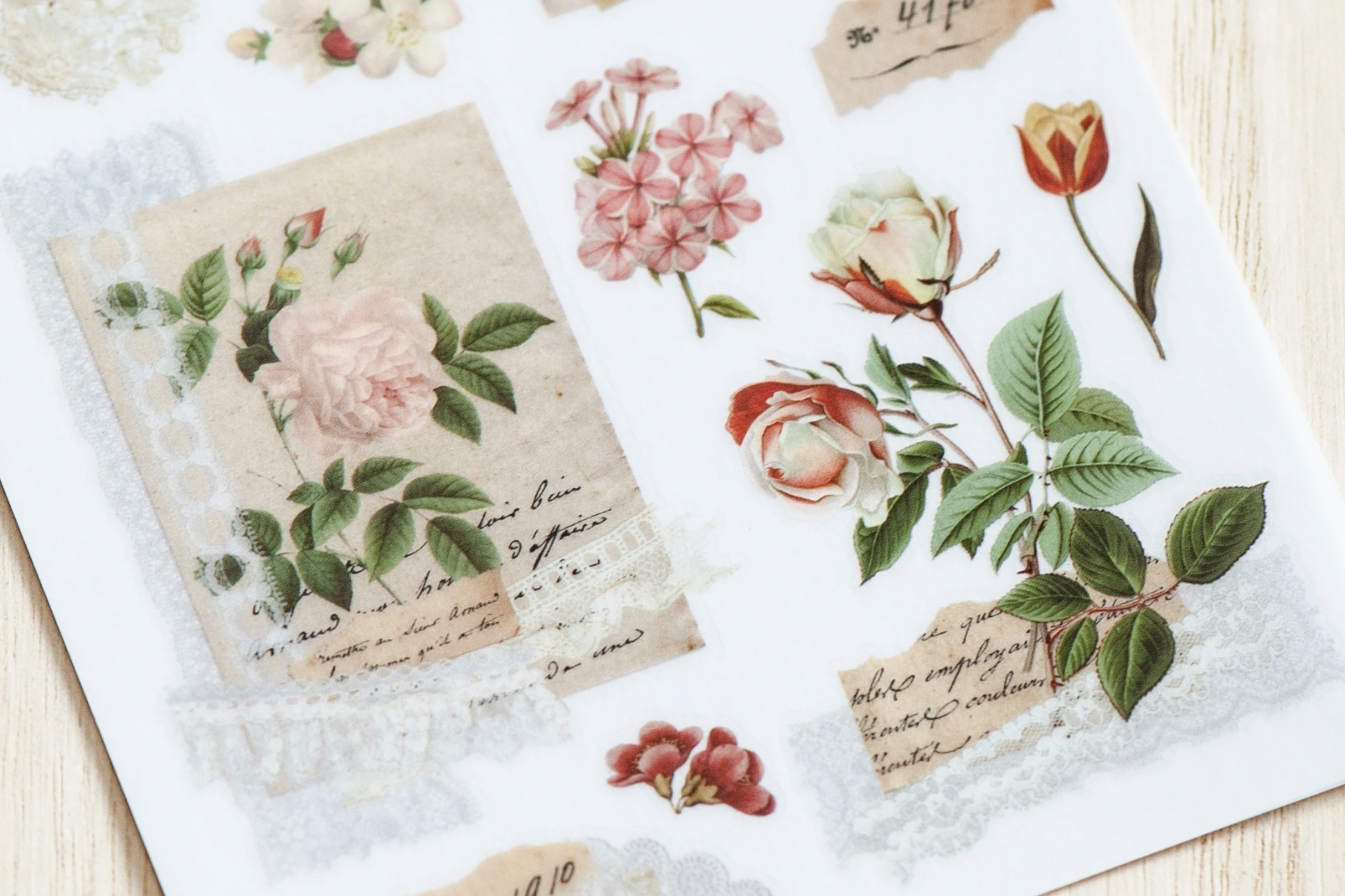 MU Print-On Transfer Stickers 228 - Vintage Tags 01