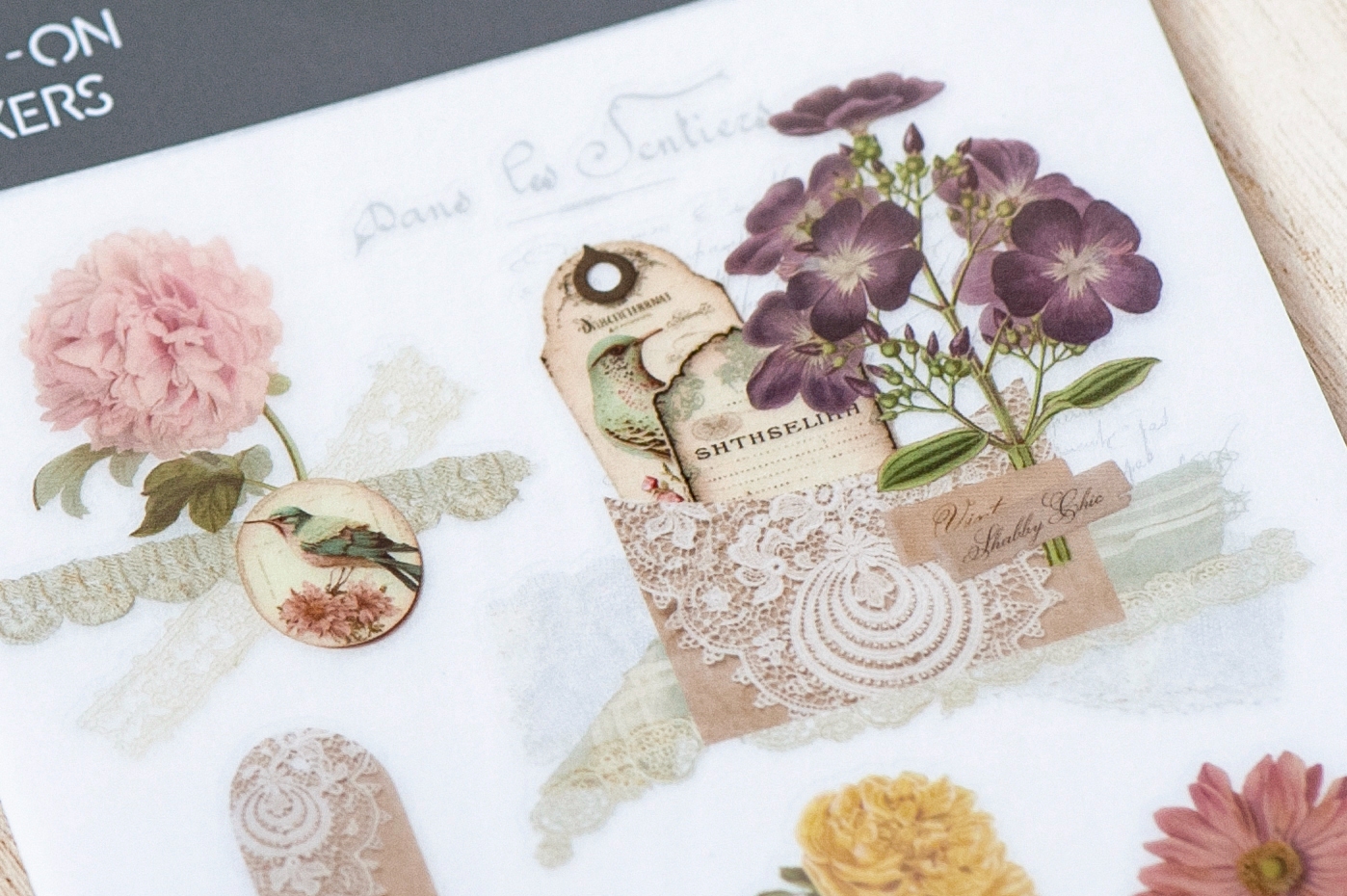 MU Print-On Transfer Stickers 230 - Vintage Tags 03