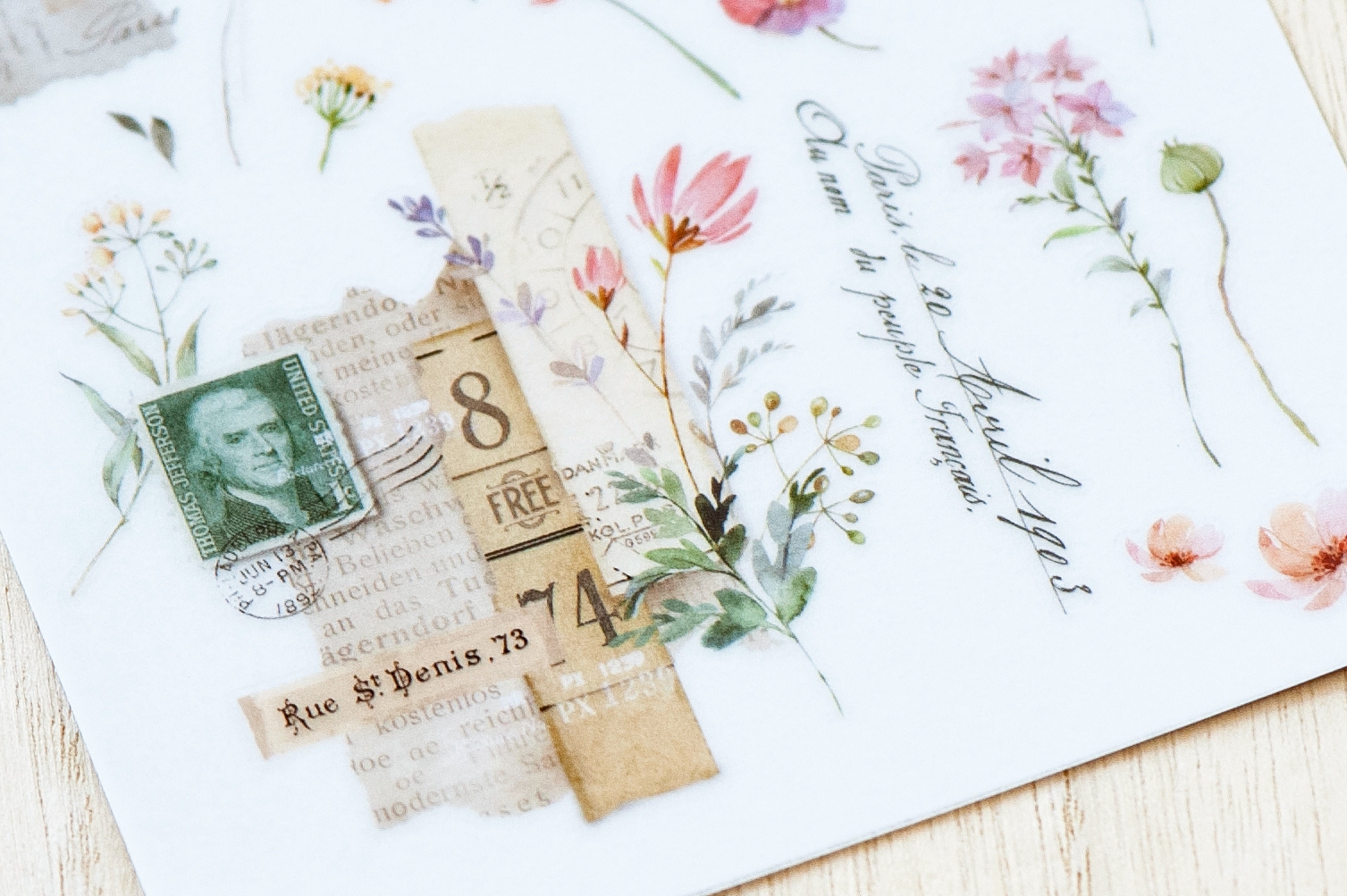 MU Print-On Transfer Stickers 235 - Collage