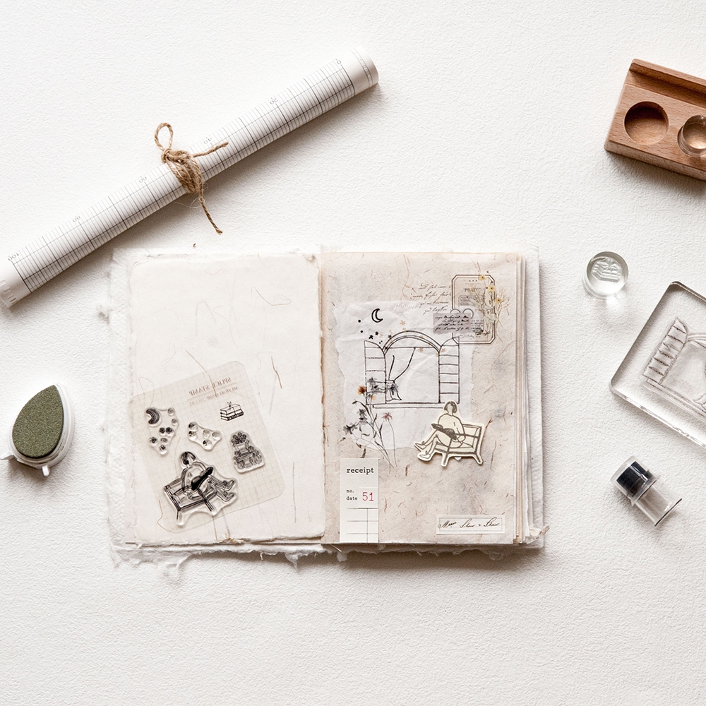 MU Clear Stamp Set Story 001 - There Are Stars Tonight