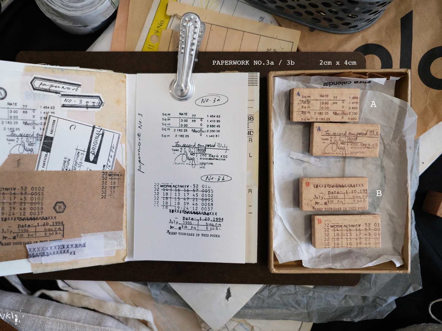 Kurukynki Paperwork Stamp Set - No.3