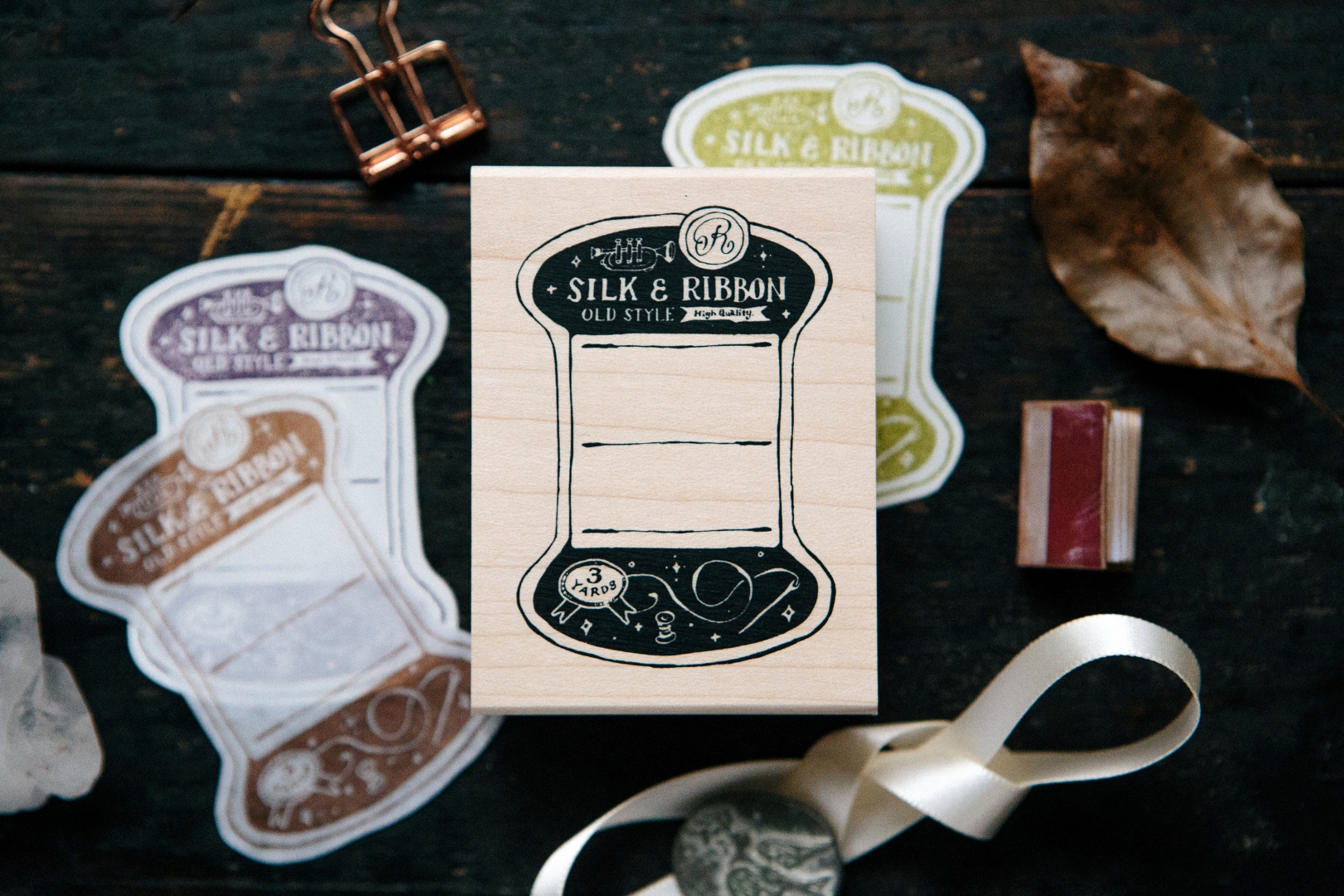Pre-Order OURS Rubber Stamp - Thread Card