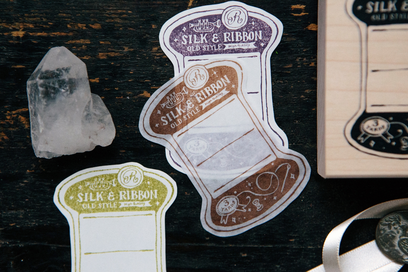 Pre-Order OURS Rubber Stamp - Thread Card