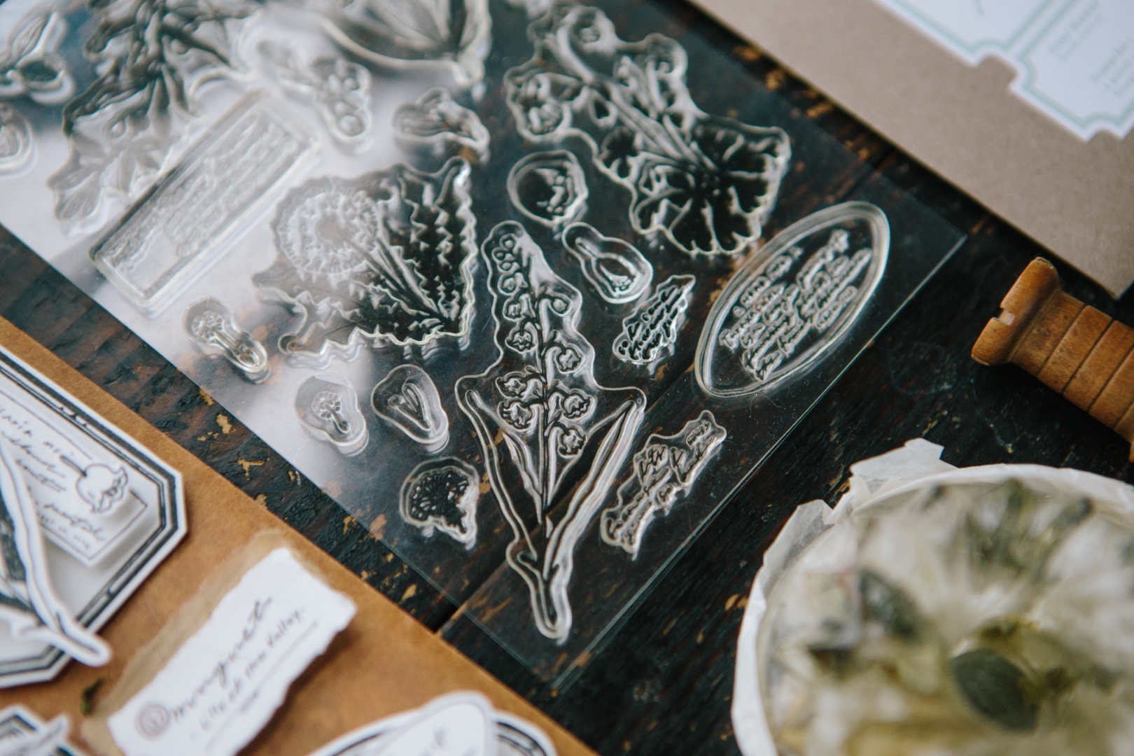 OURS De Fleur Clear Stamp Sheet