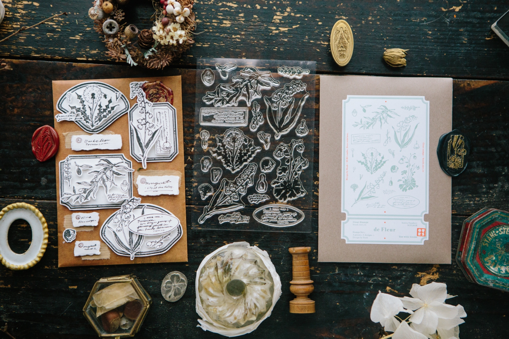 OURS De Fleur Clear Stamp Sheet