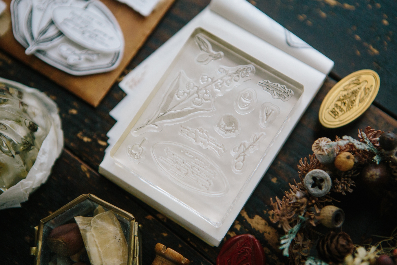 OURS De Fleur Clear Stamp Sheet