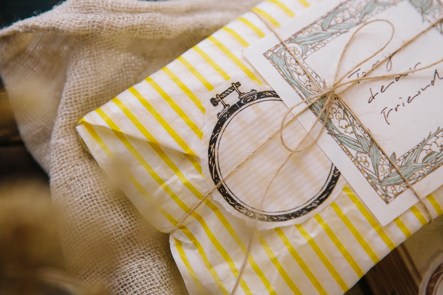 OURS Rubber Stamp - Circle Embroidery Hoop