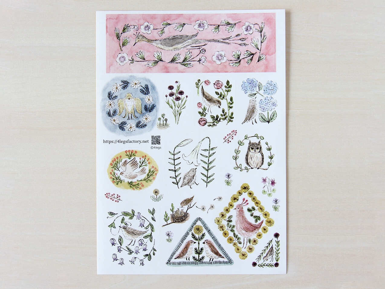 4Legs Stickers - Bird