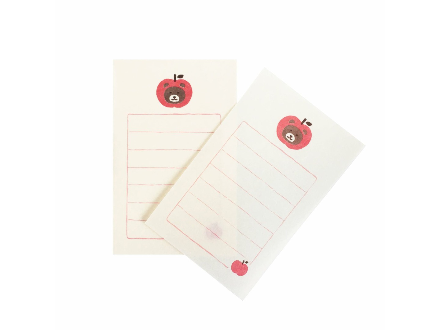 Furukawa Paper Mini Letter Set - Bear And Apple
