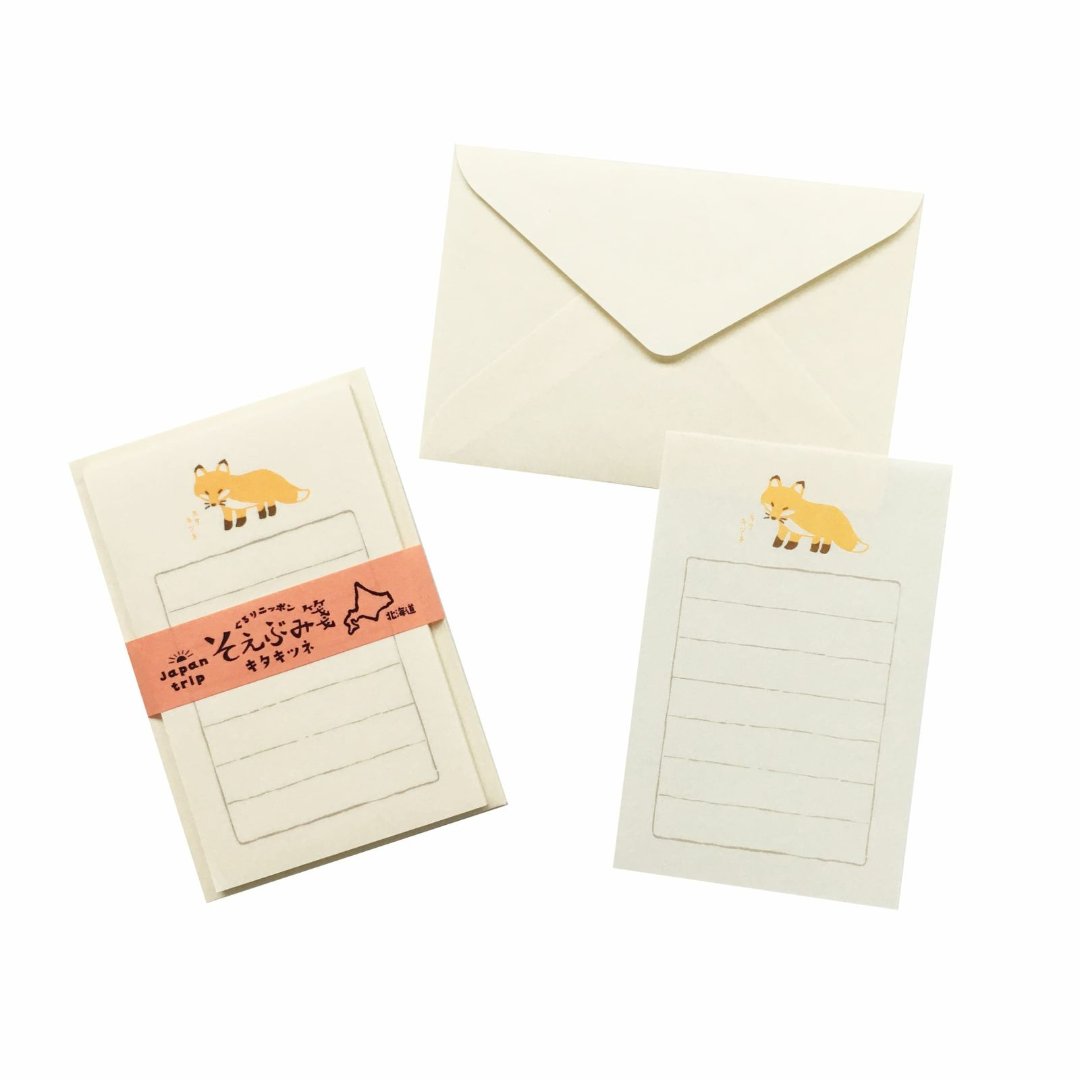 Furukawa Paper Mini Letter Set - Fox