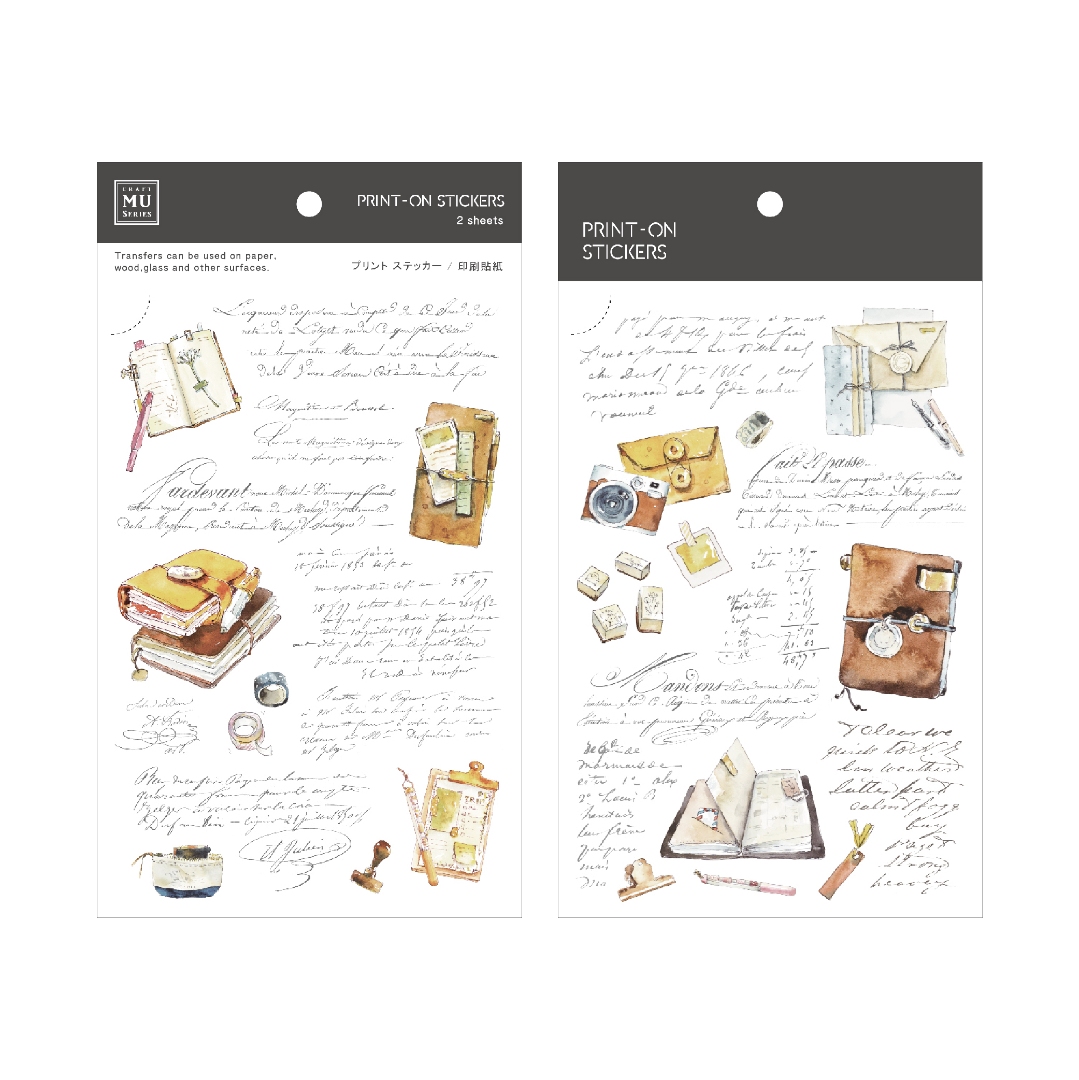 MU Print-On Transfer Stickers 238 - My Dear Journal