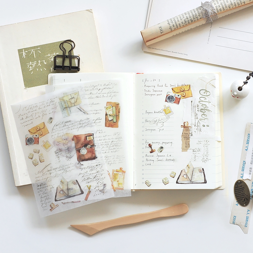 MU Print-On Transfer Stickers 238 - My Dear Journal