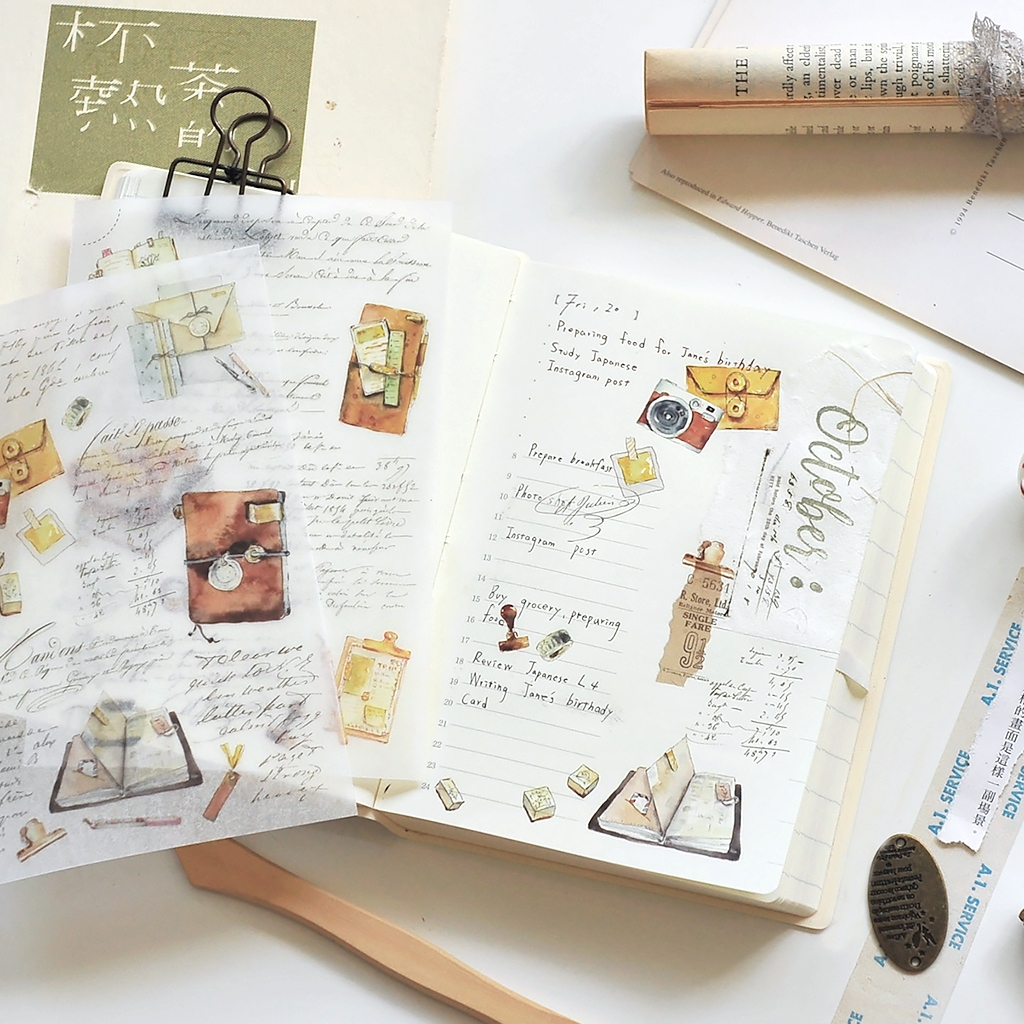 MU Print-On Transfer Stickers 238 - My Dear Journal