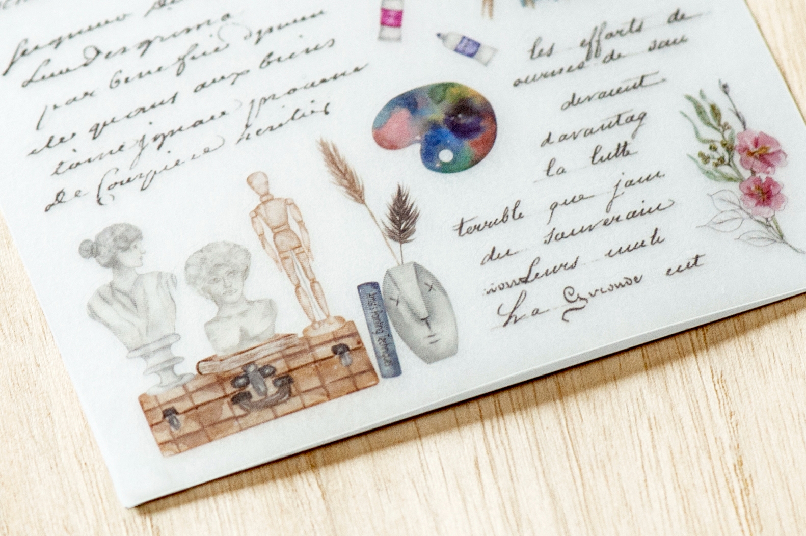 Pre-Order MU Print-On Transfer Stickers 239 - Art Room